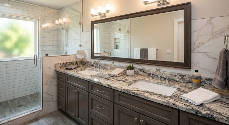 Granite Shower Installation in Mora, MN
