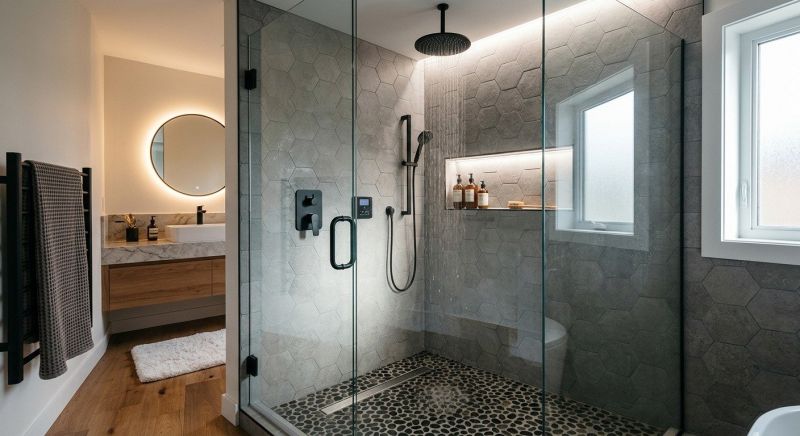 Granite Shower Installation in Mora, MN